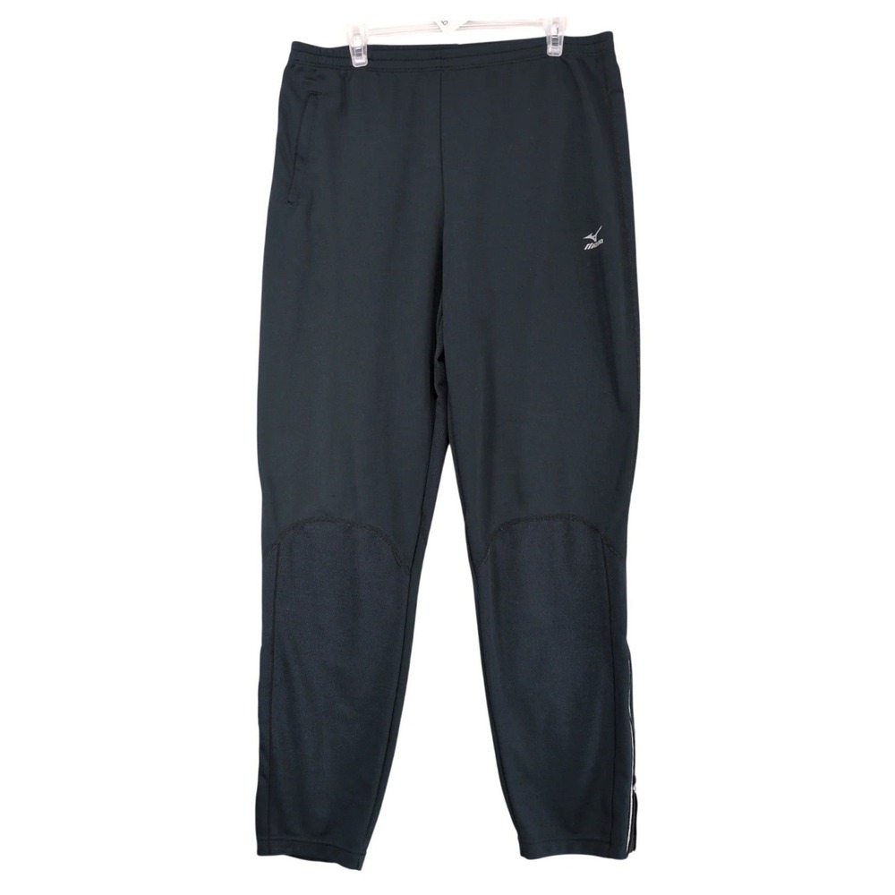 Mizuno Black Breath Thermo Track Pants Mens XL Breathable Thermal Ankle Zip Run